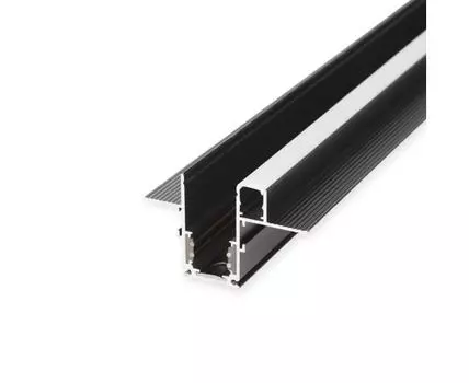 Slim Magnetic Шинопровод встраиваемый с местом под светодиодную ленту (чёрный) (2м) 85132/00