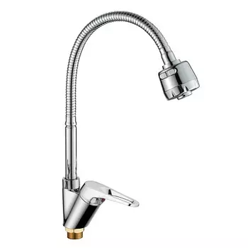 Смеситель для кухни HAIBA HB4313, латунь, хром