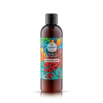 ECOCRAFT Бальзам для роста волос Манго и розовый имбирь Mango & Pink Ginger Natural Hair Balm