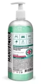 Антисептик Manufactor N308 гель с дозатором 1л (N30856)