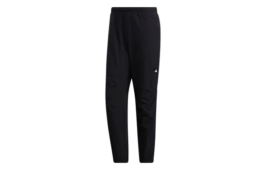Трикотажные спортивные штаны мужские черные Adidas, черный