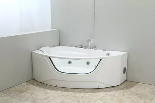 Акриловая гидромассажная ванна 160х100 см Black &amp; White Galaxy 500800L