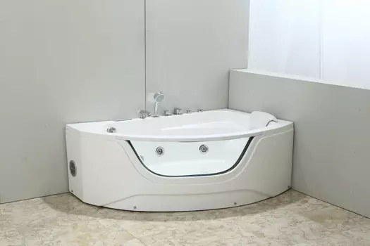 Акриловая гидромассажная ванна 160х100 см Black &amp; White Galaxy 500800R