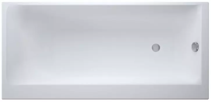 Акриловая ванна 170х80 см L Cersanit Smart WP-SMART*170-L