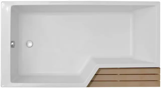 Акриловая ванна 179х90 см Jacob Delafon Bain-Douche Neo E6D004L-00