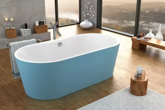 Акриловая ванна 185х90 см Kolpa San Comodo FS Blue