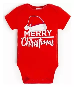 Боди крошка Я "Merry Christmas" рост 74-80 см