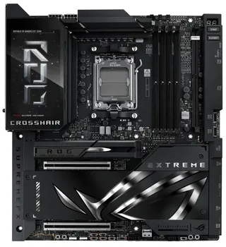 Материнская плата E-ATX ASUS ROG CROSSHAIR X870E EXTREME 90MB1LB0-M0EAY0 (AM5, AMD X870, 4*DDR5, 2*PCIe, 5*M.2, WiFi, BT, 4*USB Type-C, HDMI)