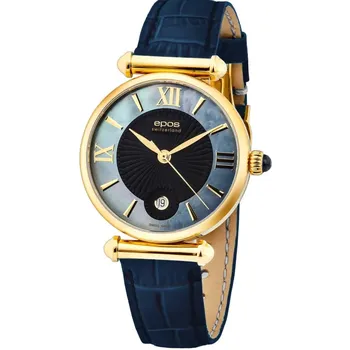 Швейцарские наручные женские часы Epos 8000.700.22.65.16. Коллекция Ladies