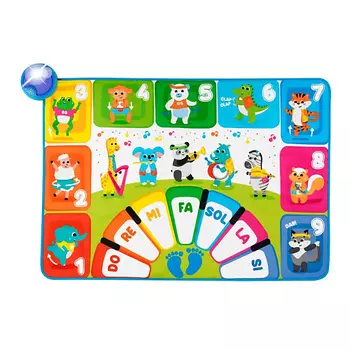 CHICCO Музыкальный развивающий коврик Musical Party Playmat