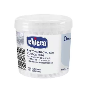 CHICCO Палочки ватные без ограничителя 160.0