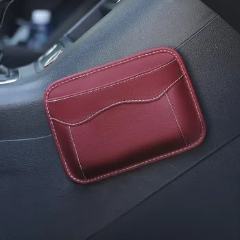 Органайзер Car Seat Side Gap, Car Side Pockets Organizer, Gap Storage Box, Gap Storage Box, Ящик для хранения для автомобильных сидений Gaps для телефонов ключей монет 17*12cm чёрный