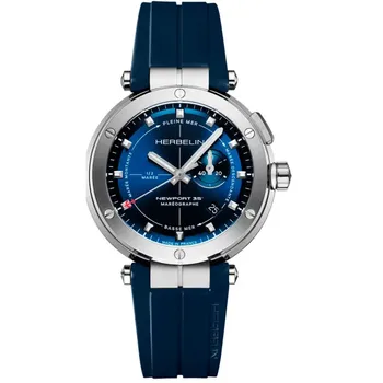 fashion наручные мужские часы Herbelin 24688A15CB. Коллекция Newport Mareograph
