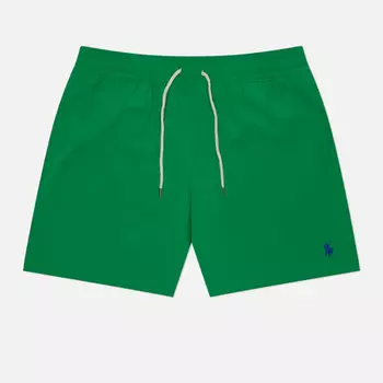 Мужские шорты Polo Ralph Lauren 5.75-Inch Traveler Classic Swim, цвет зелёный, размер XXL