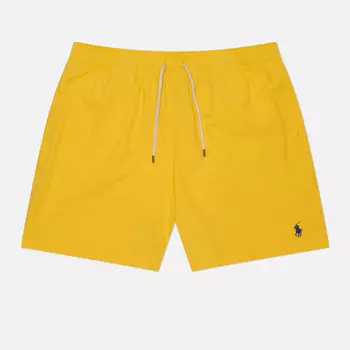 Мужские шорты Polo Ralph Lauren 5.75-Inch Traveler Classic Swim, цвет жёлтый, размер XXL
