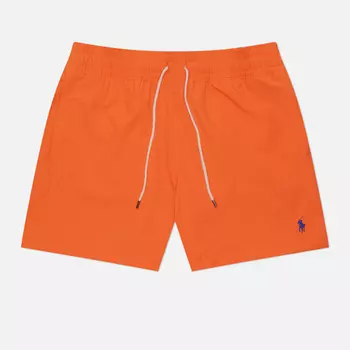 Мужские шорты Polo Ralph Lauren 5.75-Inch Traveler Classic Swim, цвет оранжевый, размер S