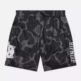 Мужские шорты RIPNDIP Peeking Nermal Jersey, цвет чёрный, размер XS