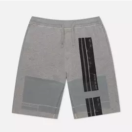 Мужские шорты Stone Island Block Bermuda Cotton Fleece, цвет серый, размер XL