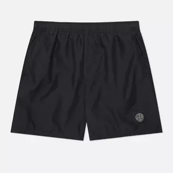 Мужские шорты Stone Island Brushed Nylon, цвет чёрный, размер M