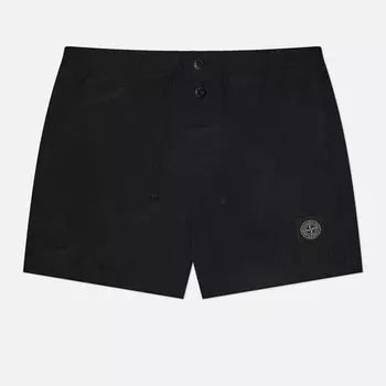 Мужские шорты Stone Island Econyl Swim Slim Fit, цвет чёрный, размер XL