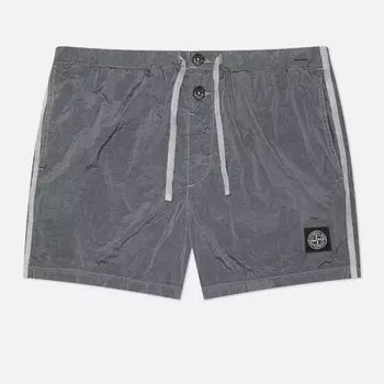 Мужские шорты Stone Island Nylon Metal In Econyl Slim, цвет синий, размер M
