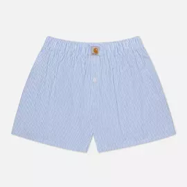 Мужские трусы Carhartt WIP Cotton Boxers, цвет голубой, размер L