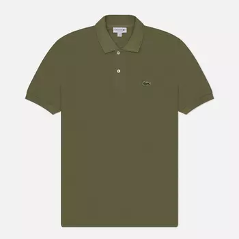 Мужское поло Lacoste L.12.12 Classic Fit, цвет оливковый, размер XXXL