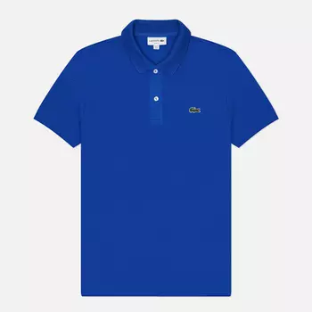 Мужское поло Lacoste Original L.12.12 Slim Fit, цвет синий, размер S