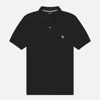 Мужское поло Paul Smith Zebra Logo Regular, цвет чёрный, размер XL