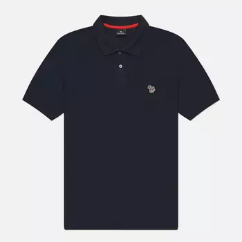 Мужское поло Paul Smith Zebra Logo Regular, цвет синий, размер XXL