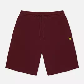 Мужские шорты Lyle &amp; Scott Sweat, цвет бордовый, размер XS