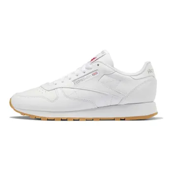 Кроссовки Reebok Classic Leather, белый/оранжевый