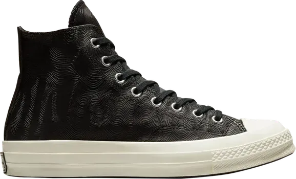 Кроссовки Converse Chuck 70 High Black Embossed, черный