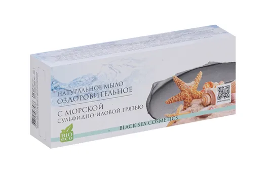 Мыло грязевое "МореЛечит" Я люблю Черное море, 85 гр