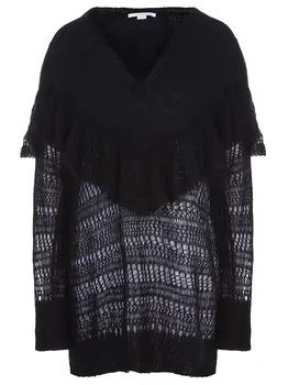 Свитер с сеткой STELLA MCCARTNEY