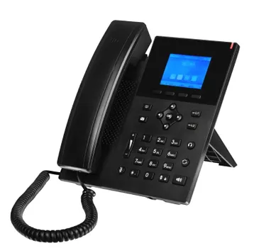 Телефон VoiceIP QTECH QIPP-300PG 6 линий SIP, 31 клавиша, цветной дисплей 320*240 с подсветкой, кнопка отключения микрофона, 2 порта Ethernet RJ-45 LA