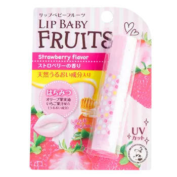 Бальзам для губ MENTHOLATUM LIP BABY FRUITS Клубника 4,5 г