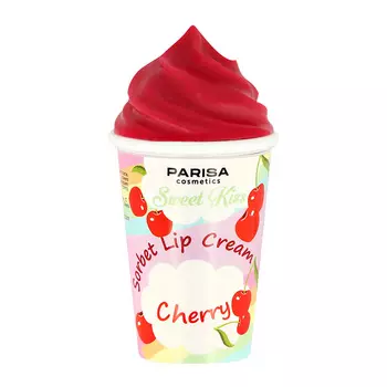 Бальзам для губ PARISA SWEET KISS SORBET LIP CREAM тон 07 вишня