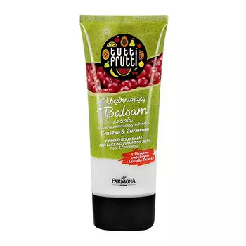 Бальзам для тела TUTTI FRUTTI Груша и клюква моделирующий для восстановления упругости кожи 200 мл