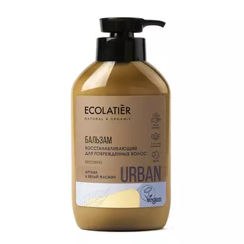 Бальзам для волос ECOLATIER URBAN восстанавливающий для поврежденных волос 400 мл