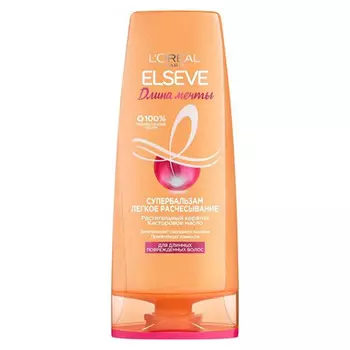 Бальзам-ополаскиватель для волос LOREAL ELSEVE ДЛИНА МЕЧТЫ для длинных поврежденных волос 400 мл