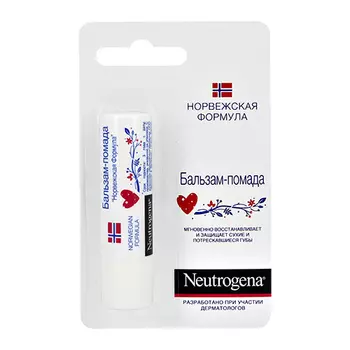 Бальзам-помада для губ NEUTROGENA НОРВЕЖСКАЯ ФОРМУЛА 4,8 г