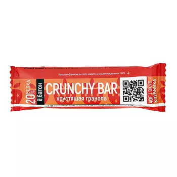 Батончик глазированный Ё БАТОН CRUNCHY BAR со вкусом клубники 40 г