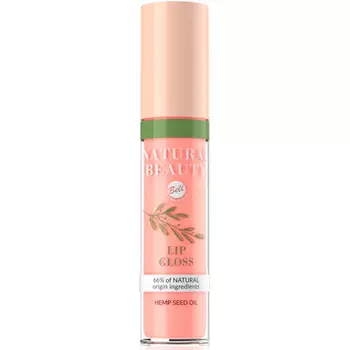 Блеск для губ BELL NATURAL BEAUTY NATURAL BEAUTY LIP GLOSS тон 02 peach gloss увлажняющий с маслом