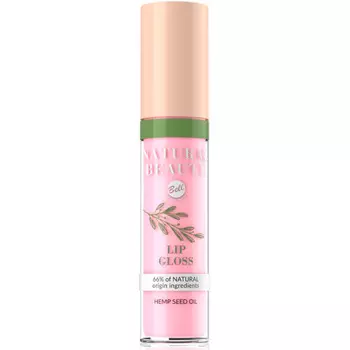 Блеск для губ BELL NATURAL BEAUTY NATURAL BEAUTY LIP GLOSS тон 03 pink gloss увлажняющий с маслом