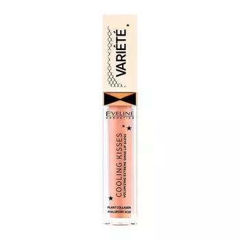 Блеск для губ EVELINE VARIETE COOLING KISSES тон 02 sugar nude
