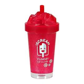 Блеск для губ ISCREAM YUMMY прозрачный тон 04 cherry