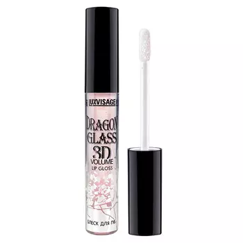 Блеск для губ LUXVISAGE DRAGON GLASS 3D VOLUME LIP GLOSS тон 03 flamingo