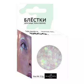 Блестки для лица, тела и волос DECO. by Miami tattoos Millennium