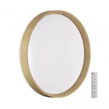 Настенно-потолочный светильник с пультом ДУ Sonex Basica Gari Wood 7684/EL